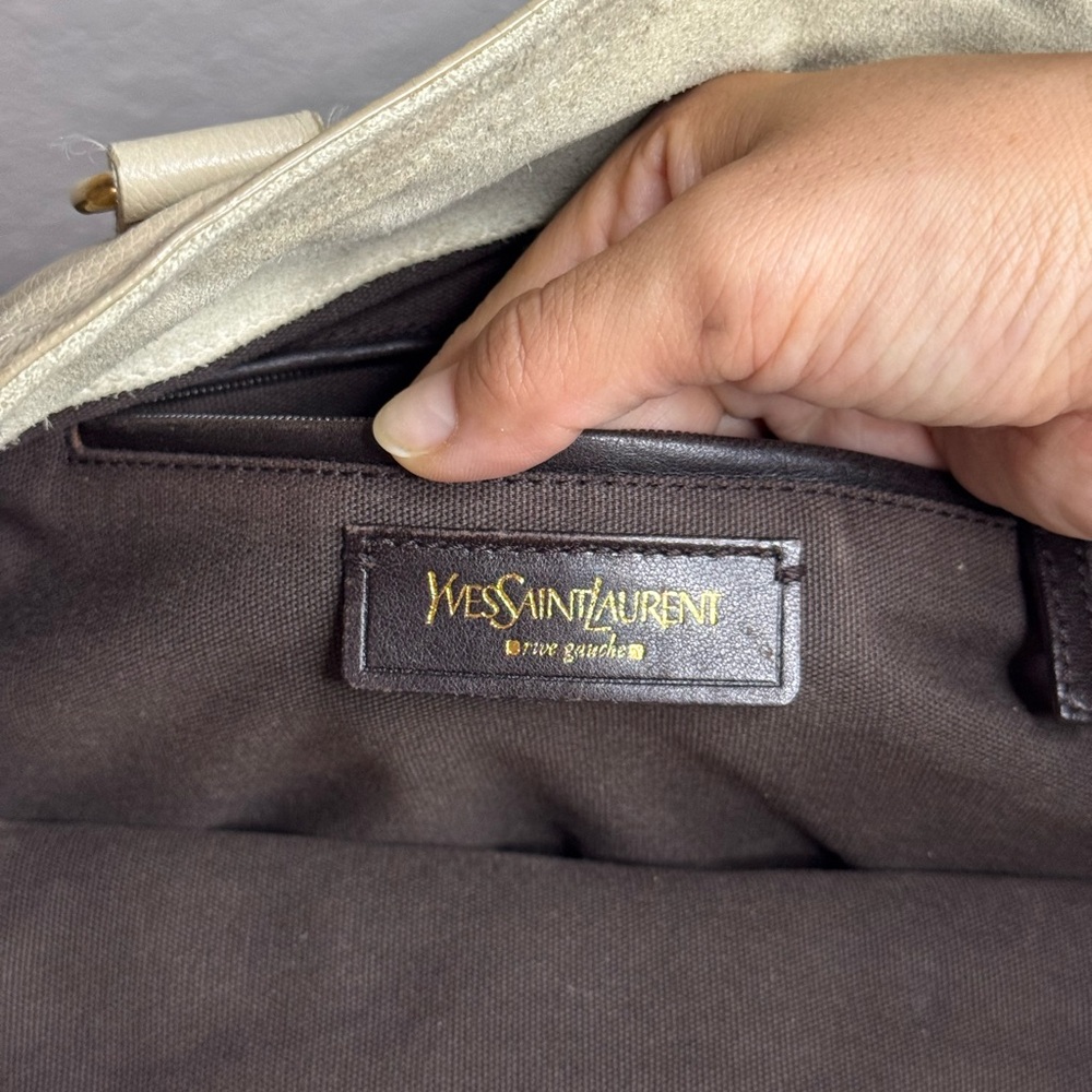 Yves Saint Laurent Rive Gauche Downtown Tote Bag - Picture 14 of 16